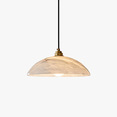Marble and Copper Pendant Light for Dining Room