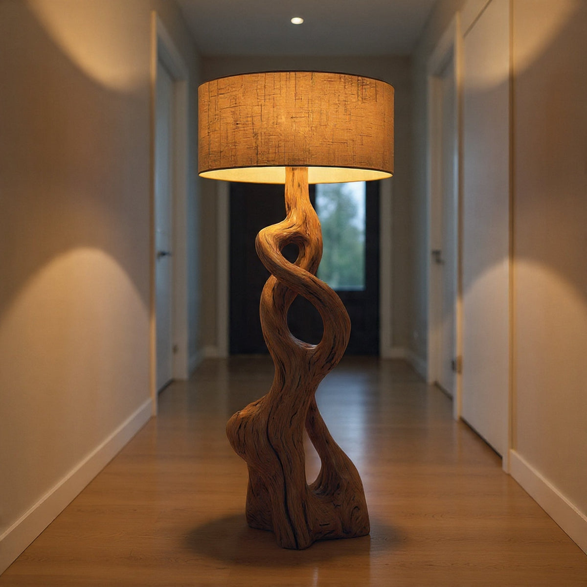 Aura Sculptural Driftwood Floor Lamp