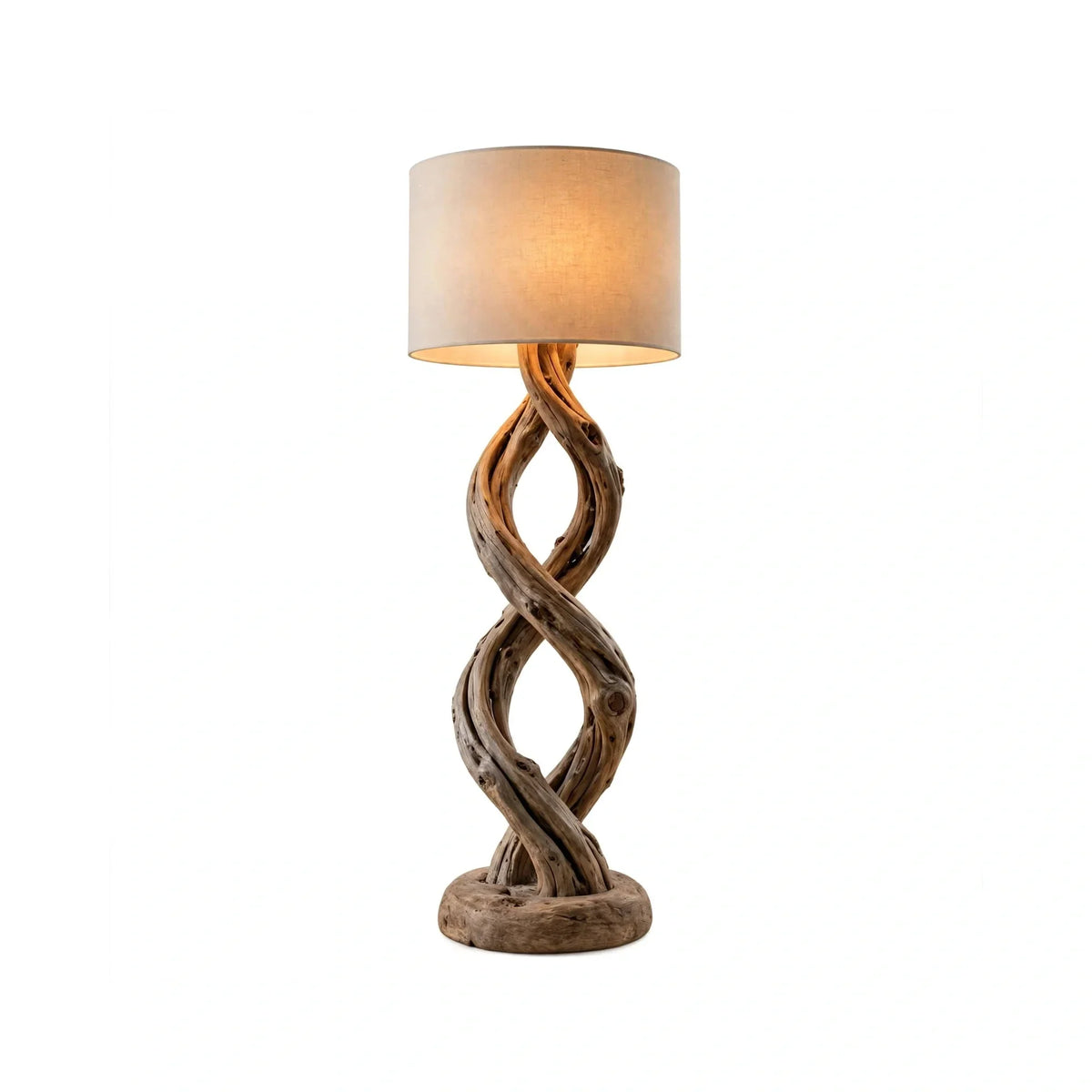 Intertwined Driftwood Floor Lamp