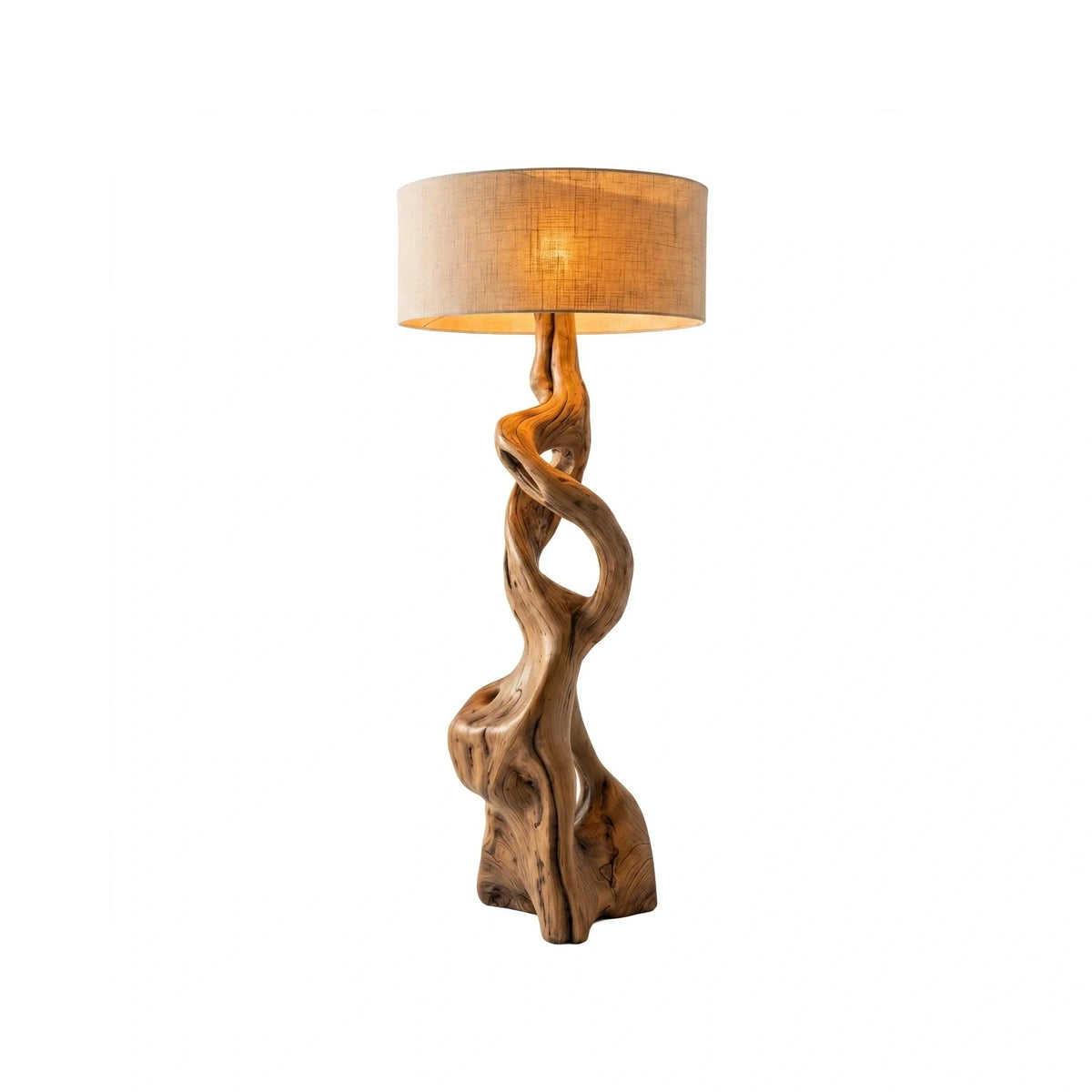 Aura Sculptural Driftwood Floor Lamp
