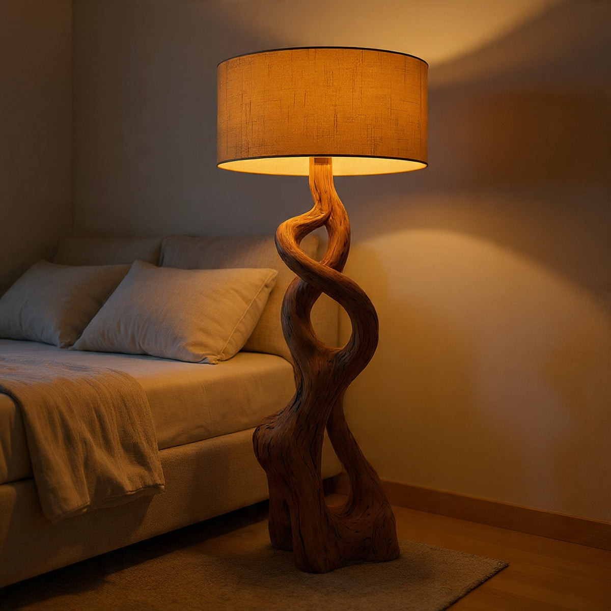 Aura Sculptural Driftwood Floor Lamp